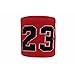 #23 Boys Basketball Jersey Set with Headband and Wristband Basketball Tank Top Shorts Sport Suit Gift for Fans Teens Youths (Red, Medium)