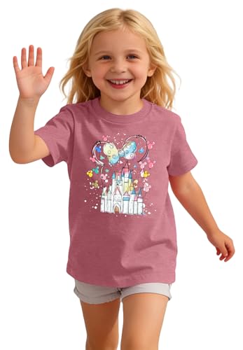 Image of Magical Shirts Women Girls Family Vacation Matching Shirt Magic Kingdom T-Shirt Mommy and Me Trip Short Sleeve Tops