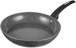 Tower T81242 Cerastone Induction Frying Pan Non-Stick, Ceramic Coating, Forged Aluminium, Stay Cool Handle, Graphite, 28 cm