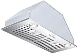 EALLMALL Range Hood Insert 36 Inch, 700 CFM Range Hood Insert, Ducted/Ductless Convertible Vent Hood