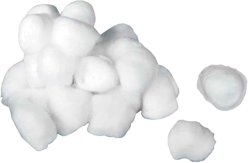 Bolas de Algodão Não Estéreis Medline, Médias, 2,54 cm, Pacote com 2.000