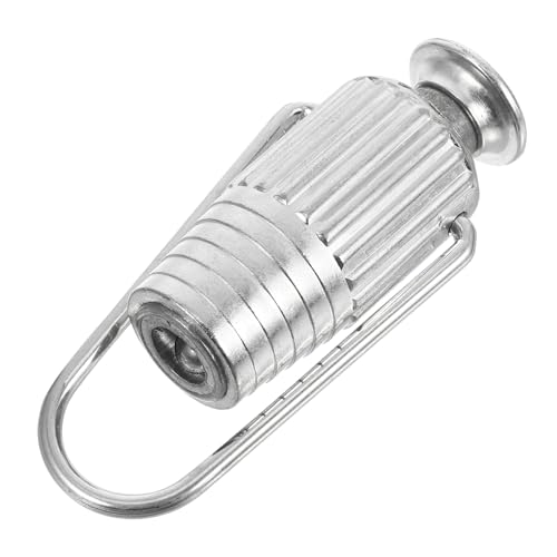 UKCOCO Aluminium Clothesline Tightener Lightweight Metal Rope Tightener for Indoor and Outdoor Use Household Clothesline Fixing Tool for Securing Tarps and Laundry