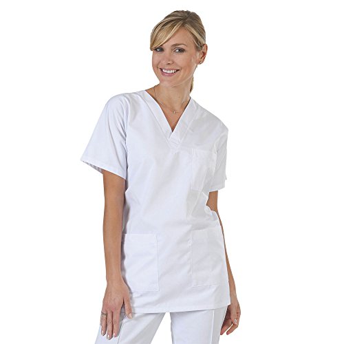 Label blous Mujer Blusa Weiß - weiß 44