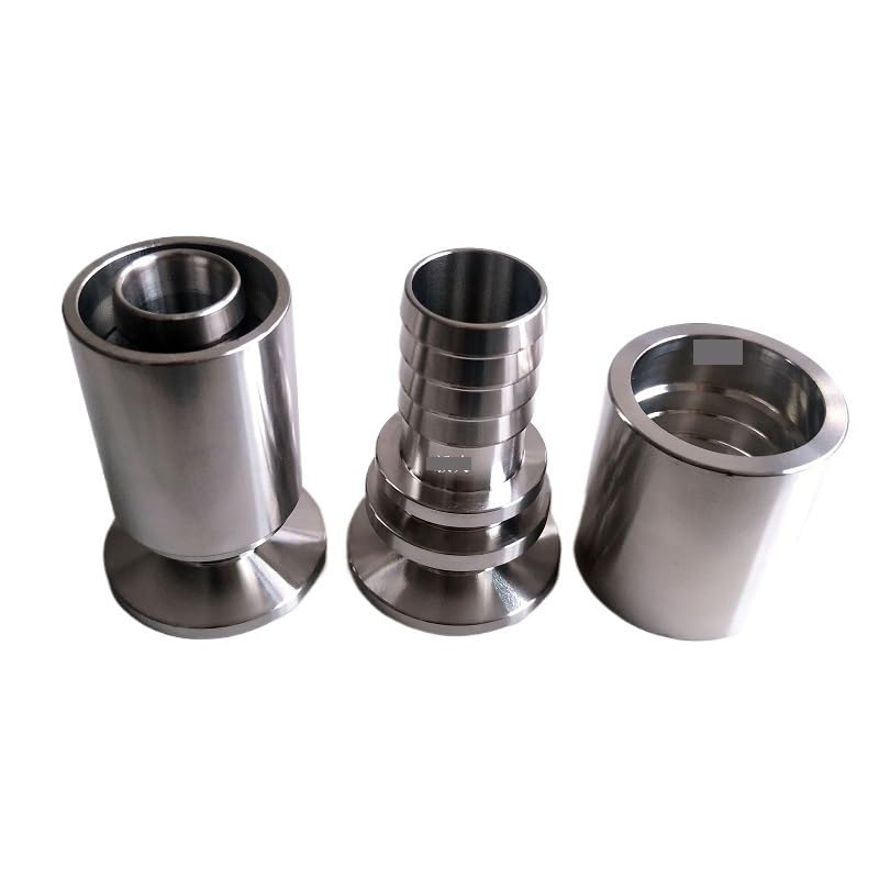 304 SS złącze zatrzaskowe tulejek węża x Tri-Clamp | Wiele rozmiarów do Homebrew (12,7 mm-K50,5 mm-25,5)
