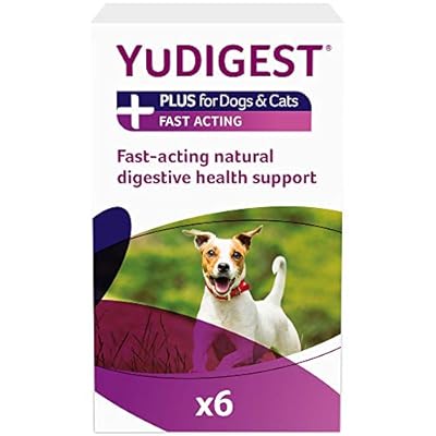 Lintbells | YuDIGEST Plus for Dogs | Veterinary Strength Fast-acting Probiotic Digestive Support for Dogs, All Ages and Breeds | 6 Sachets