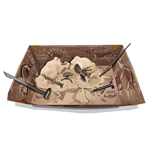 Kidz Labs 4M Kit de Escavação Dinossauro Tricerátopo, Multicolorido