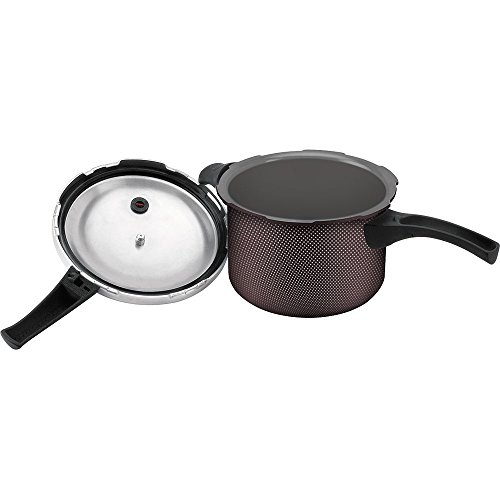 Panela de Pressão Rochedo Rochedo Turbo Top Grená Texturizado