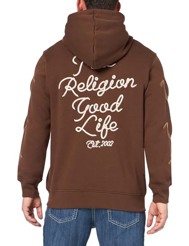 True Religion Men's Rainbow Embro Zip Up Hoodie2