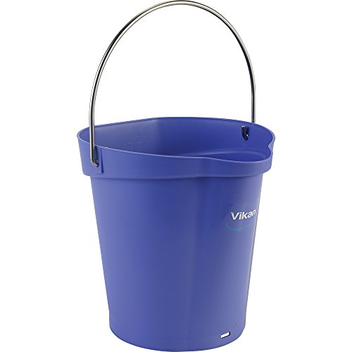 Vikan, Purple Pail,1.5 gal,PP/SS, 5688