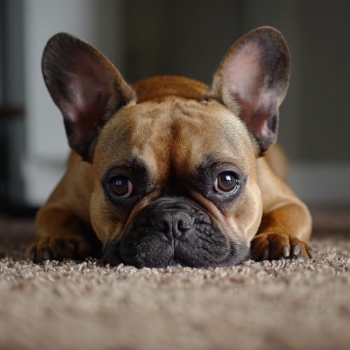 Generic French Bulldog Resting on Carpet 5D Diamond Art Painting for Adults Full Drill Round Diamond Paint by Number Kits for Beginners Gems Cross Stitch for Wall Decor 13.8x13.8inch(5)