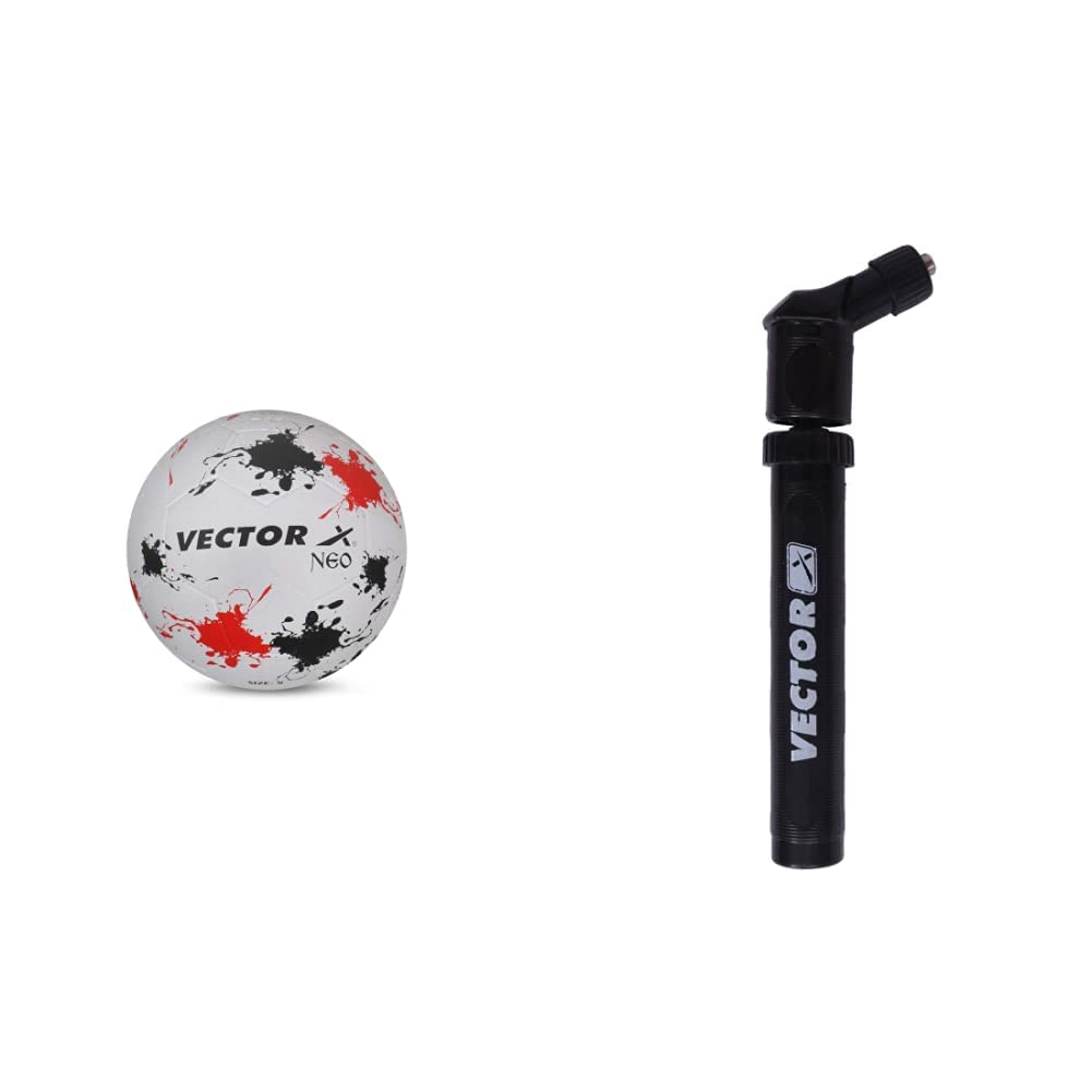 Vector X NEO Rubber Moulded Football (Size-5) (Multicolor) Dual Action Air Pump (B09LJ4R6QC) Amazon Price History, Amazon Price Tracker