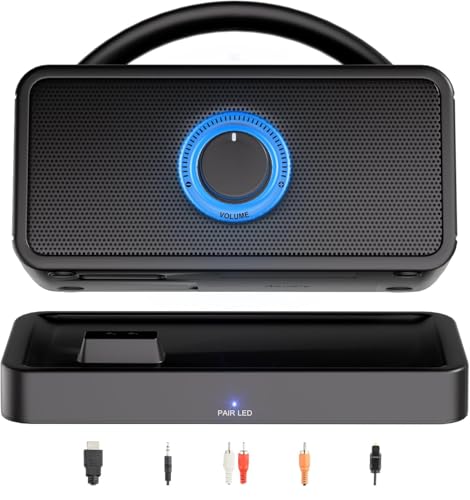 Ablefector Wireless TV Speaker, Portable TV Audio Amplifier for Hard of Hearing with Loud...