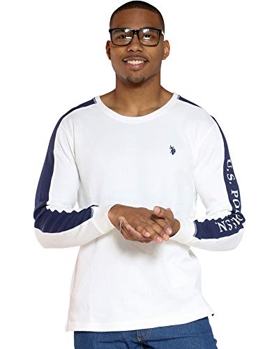 Image of U.S. Polo Assn. Men's Cotton Regular Fit Long Sleeve Crew Neck Solid Thermal Shirt