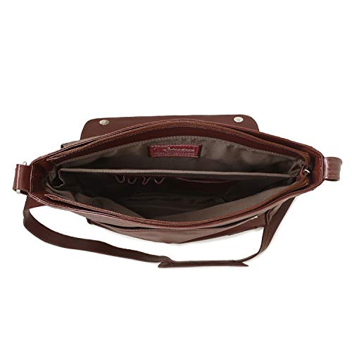 Bolsa Carteiro de Couro Renné – Pinhão