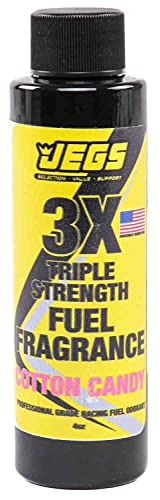 JEGS Cotton Candy Fuel Fragrance | 4 Ounce Bottle | Compatible With Gasoline, Alcohol, Methanol, Nitromethane, and Diesel Fuels