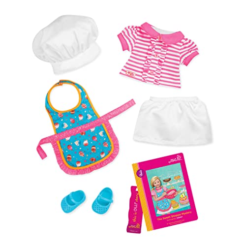Our Generation Doll By Battat- Jenny 18" Deluxe Posable Baking Fashion Doll- For Girls Aged 3 Years & Up #TOP3