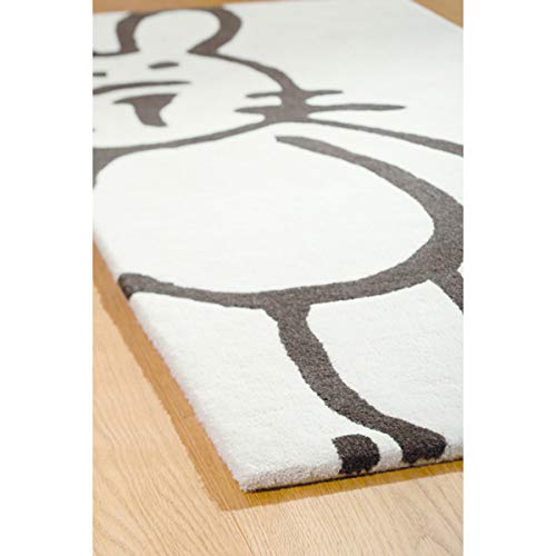 Prolana Tapis tissé en Laine Vierge 70 x 140 cm