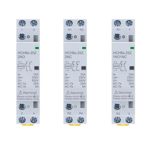Contacteur de puissance domestique automatique 25A 12V pour tableau électrique