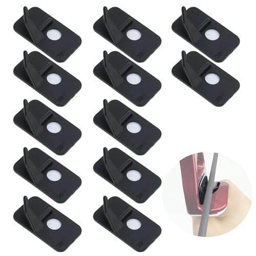 12 Pack Arrow Rest, Right Hand Archery Arrows Rest Plastic Adhesive Archery Arrow Support for Right Hand Compound Recurve Bow Archery Accessory