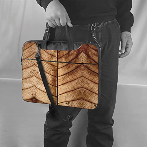 Bolsa para portátil con hojas marchitas diseño unisex miniatura 2