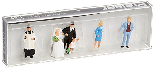 Preiser 10058 Wedding Participants Catholic Package(6) HO Model Figure