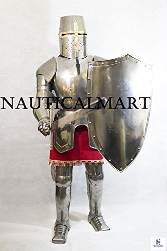 NAUTICALMART Medieval Times Battle Ready Suit of Armor Full Knight Costume Armour