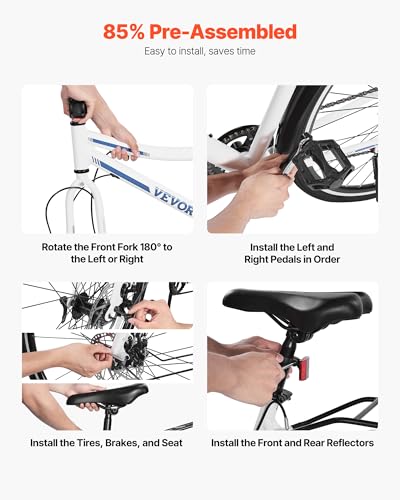 VEVOR Hybrid Aluminum Frame Bike
