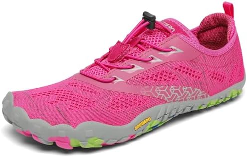 SAGUARO Unisex Barfußschuhe Leicht Atmungsaktiv Tragbar Traillaufschuhe Weich rutschfest Fitnessschuhe für Outdoor & Indoor