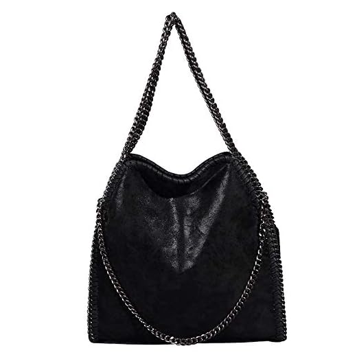 KINGGOO Conception de la Chaîne Étanche Sac Cabas Femme Hobo Bag Faux Cuir Grande Capacité Cabas Fourre Tout pour Faire du Shopping/Rencontres/BanquetV