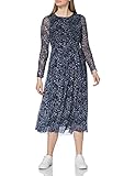 Standard TOM TAILOR Damen Mesh 1023588 Kleid, 26684-Navy Floral Design, 40
