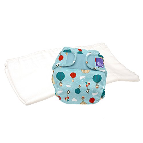 Bambino Mio, Miosoft Cloth Diaper Trial Pack, Sky Ride, Size 1 (<21lbs)