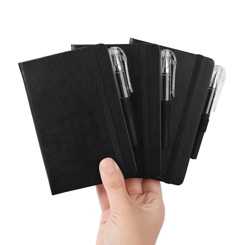 Cuadernos pequeños de bolsillo ZUIMER de piel con marcapáginas 2