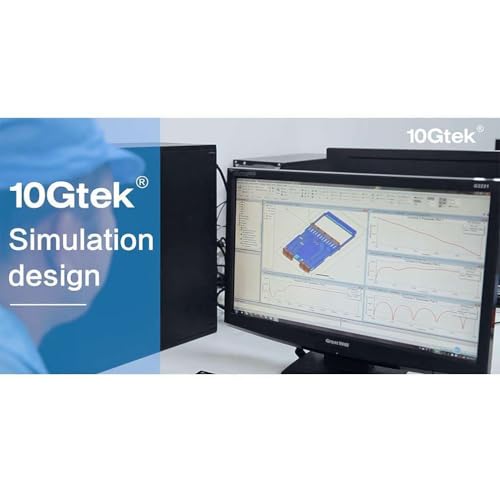 Image of 10Gtek 10G SFP+ DAC Twinax Cable, SFP+ to SFP+ Direct Attach Copper Passive for Cisco SFP-H10GB-CU0.65M, Ubiquiti UniFi, Meraki, Mikrotik, Netgear, D-Link, TP-Link and More, 0.65-Meter(2.1ft), 2-Pack