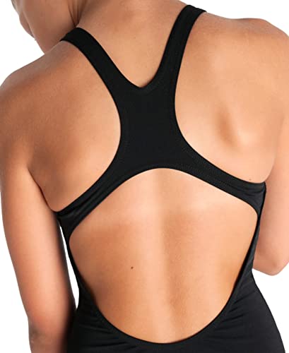 Arena Solid Swim Pro Team Maillot de Bain Une Pièce Fille, Séchage Rapide, Maillot de Bain Sportif en Tissu Arena MaxLife Eco avec Résistance Maximale au Chlore et Protection UV UPF 50+ – vue 4