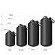 Lobamop 4PCS Camera Case Lens Pouch Set Lens Case Klein Mittel Groß und Extra Groß für DSLR Camera Lens Bag Pouch StoßFest