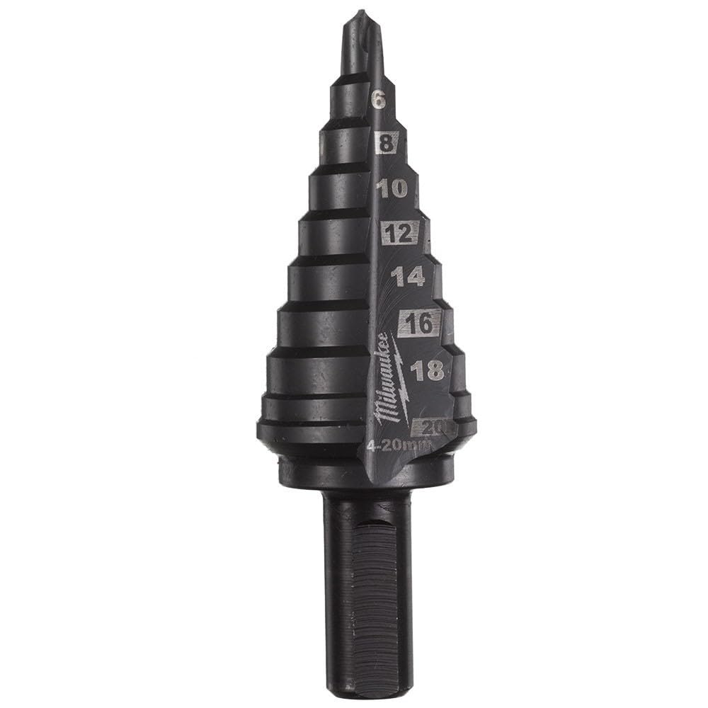 Milwaukee Cobalt - Broca escalonada (4 a 20 mm, 2 mm)