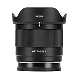 VILTROX 9mm F2.8 E Objektiv für Sony E, Autofokus-Weitwinkel APS-C Prime Objektiv Kompatibel mit Sony E-Mount-Kameras ZV-E10 FX30 ZV-E10 ZV-E10II a7Ⅲ a7RⅢ a7Ⅳ a7RⅣ a7CII A6700 A6600 A6500 A6400