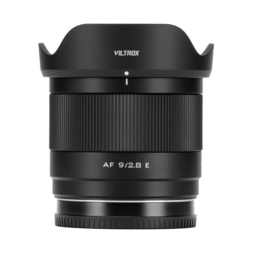Image of VILTROX 9mm F2.8 E Lens for Sony E, Auto Focus Wide Angle APS-C Prime Lens Compatible with Sony E-Mount Cameras ZV-E10 FX30 ZV-E10 ZV-E10II a7Ⅲ a7RⅢ a7Ⅳ a7RⅣ a7CII A6700 A6600 A6500 A6400 A6300 A6100