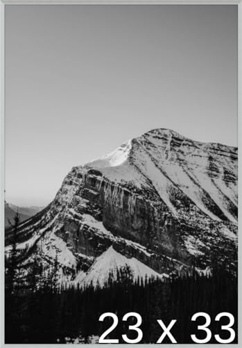 Frame It Easy 23 x 33 Satin Silver Metal Frame (Ashford)