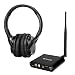 Retekess TA003 Silent Disco System, Party Silent Disco Headphones and Transmitter, 3 Channels Wireless Stereo LED Headphone for House Party, Home Movies, Kids (1 Transmitters and 1 Headphone)