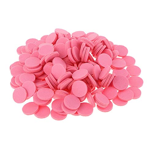 Wsymxuo 200x21mmの補充フェルトパッドは、車の必須ロケットにパッドをフェルトします, ピンク