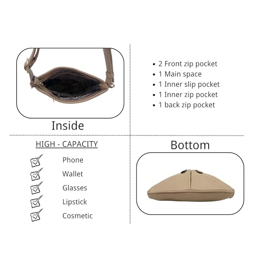 Crossbody Travel Bag, Adjustable Strap, Multiple Pockets3