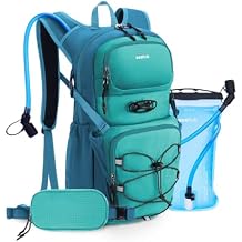 ECOHUB Hydration Backpack for Men Women, 20L Lightweight Hiking Daypack Cycling Backpack with 2L Water Bladder, Insulated Hydration Pack with Waist Pack