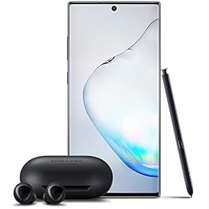 Samsung Galaxy Note 10+ Plus Factory Unlocked Cell Phone with 256GB (U.S. Warranty), Aura Black/ Note10+ w/Galaxy Buds