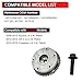 NITOYO Engine Variable Valve Timing Sprocket Gear Camshaft Phaser Compatible with Honda Accord 2008-2012, CRV 2012-2014, Crosstour 2012-2015, VTC Actuator Replaces 14310R44A01, 14310R5A305, 917-251