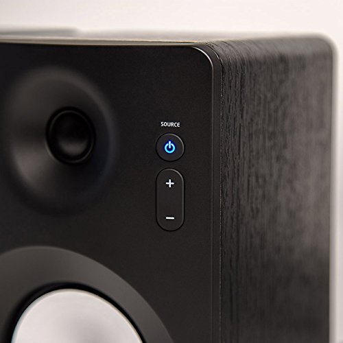Crosley S100A-Bk Bluetooth Enabled Powered Stereo Speakers, Black (Pair) #TOP4