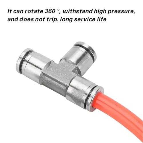 Conector PE de acero inoxidable 304 de 12mm resistente a altas presiones 6