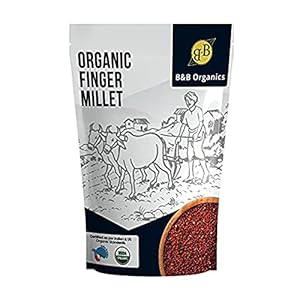Finger Millet (1kg)/Certified Organic Whole Grain/Kezvaragu/Nutrient Rich/Ragi Millet