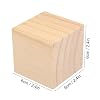 16 Packs Wooden Blocks for Crafts, 2.36 Inch Pine Wood Cubes, 6 x 6 x 6 cm Wooden Cubes for Paint, Stamp, Decorate, DIY Projects and Personalized Gifts,by GNIEMCKIN. #1