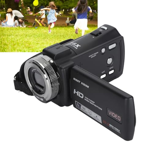 1080P Mini DV Camcorder, 30MP 1080P Video Camera Vlogging Camcorder, 3.0 Inch LCD Screen 16X Digital Zoom HD Cam Recorder with IR Night Vision, Beauty Mode, Remote Control by Zunate - Image 7